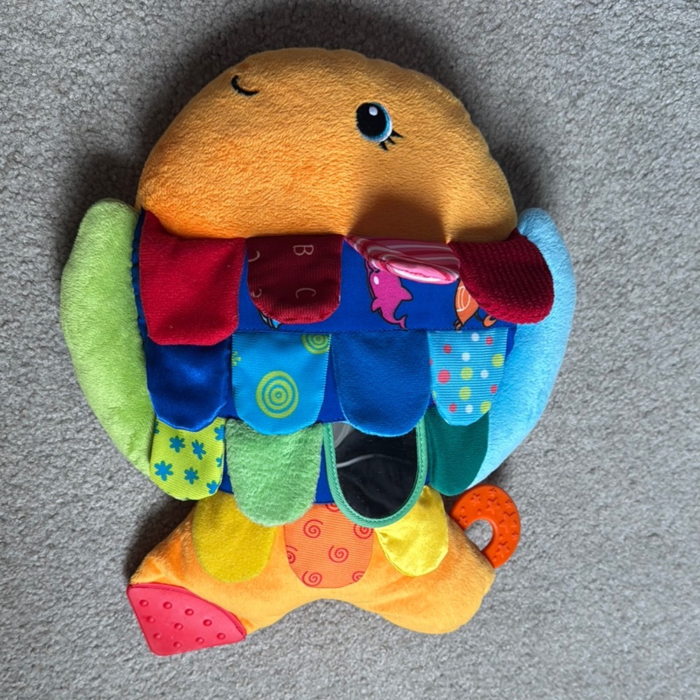 Melissa & Doug Flip Fish Soft Baby Toy - Tummy Tim